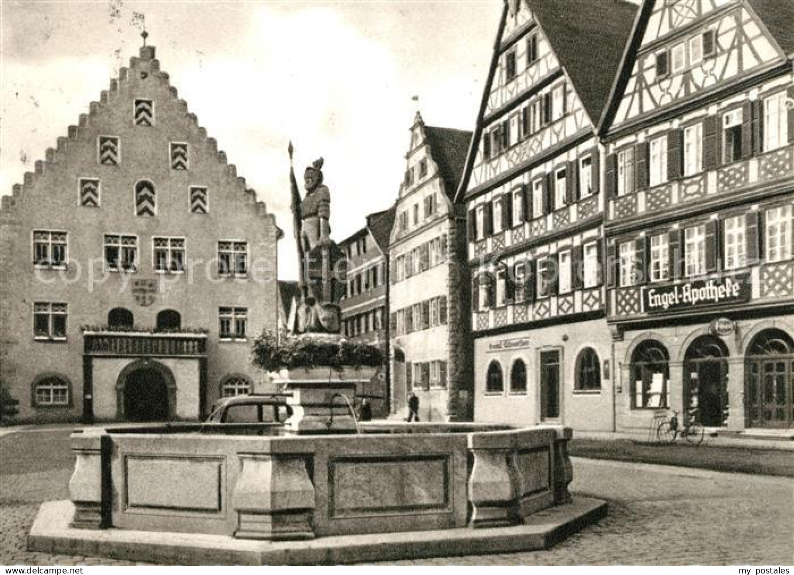 73095955 Bad Mergentheim Marktplatz Rathaus Bad Mergentheim - Bad Mergentheim