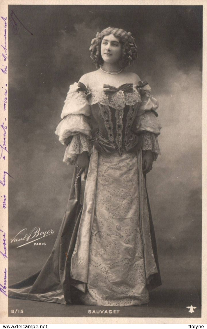 SAUVAGET - Carte Photo - Artiste De Cabaret Théâtre Opéra - Spectacle - Künstler