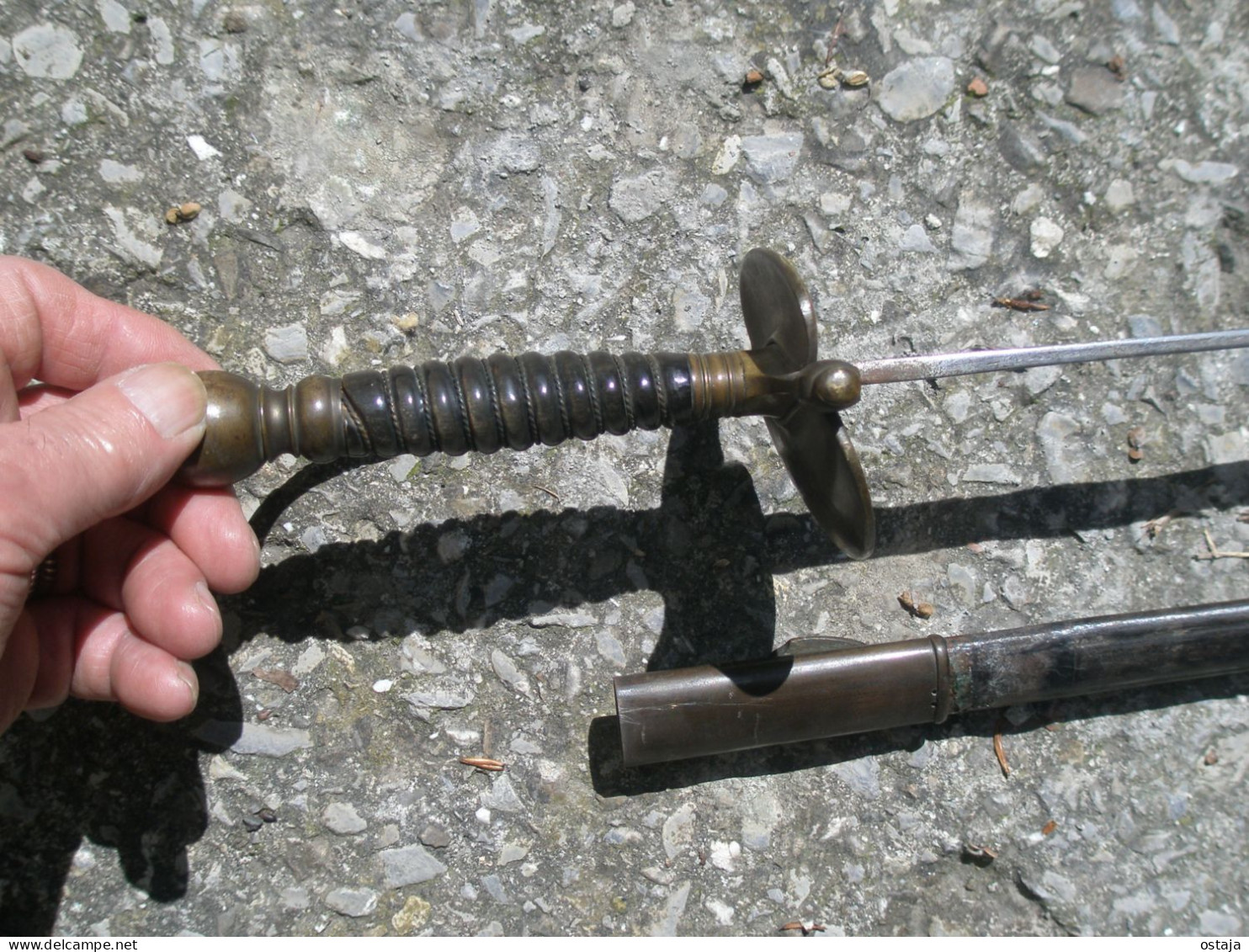 épée A Clavier Non Identifiée - Blankwaffen
