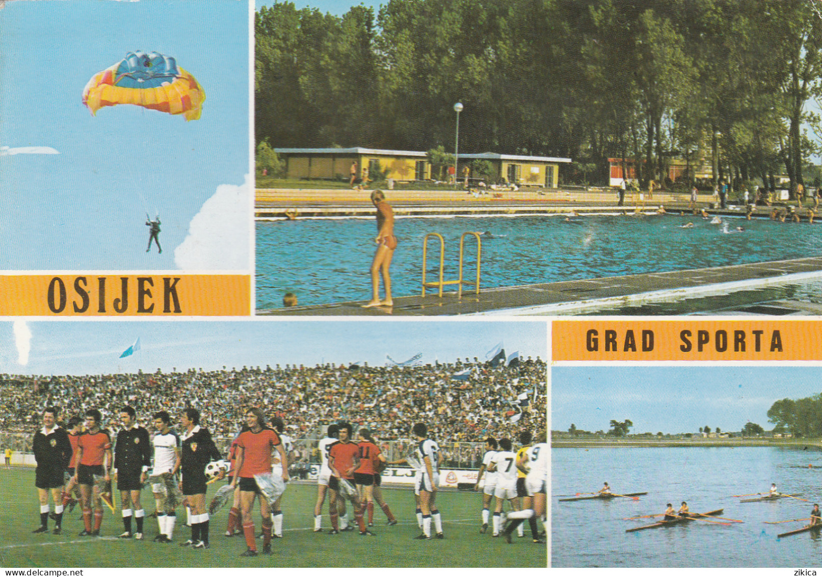 Stadion,Stadium,Le Stade,stade De Football,football Stadium : Osijek - Grad Sporta - Croatia,parachuting,kayak - Stades