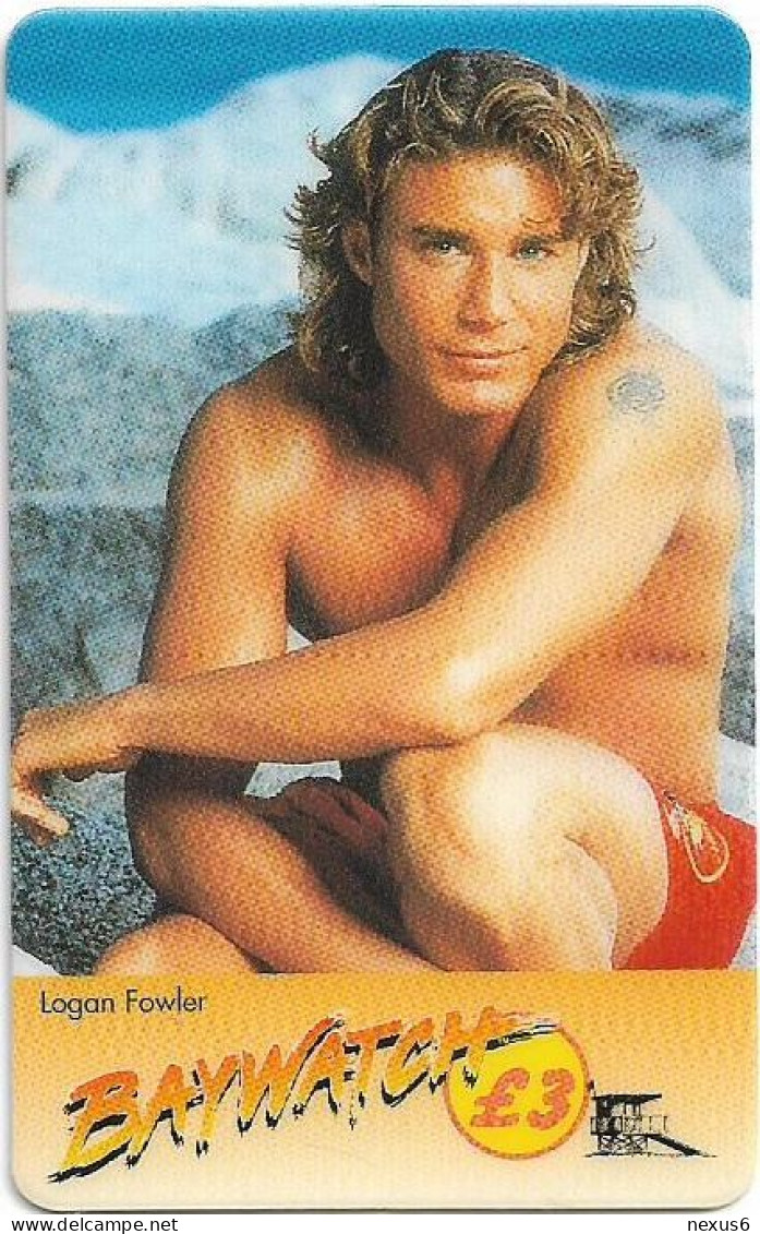 UK - SSC - Baywatch - Logan Fowler, Remote Mem. 3£, 1996, Mint Unscratched - [ 8] Companies Issues