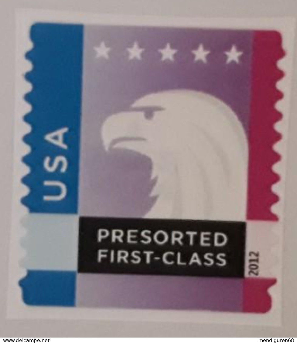 VERINIGTE STAATEN ETATS UNIS USA 2012 SPECTRUM EAGLE: VIOLET-BLUE BEHIND USA 25C SN 4587 MI 4773 YT PREOBLITERES 98 SG 5 - Used Stamps
