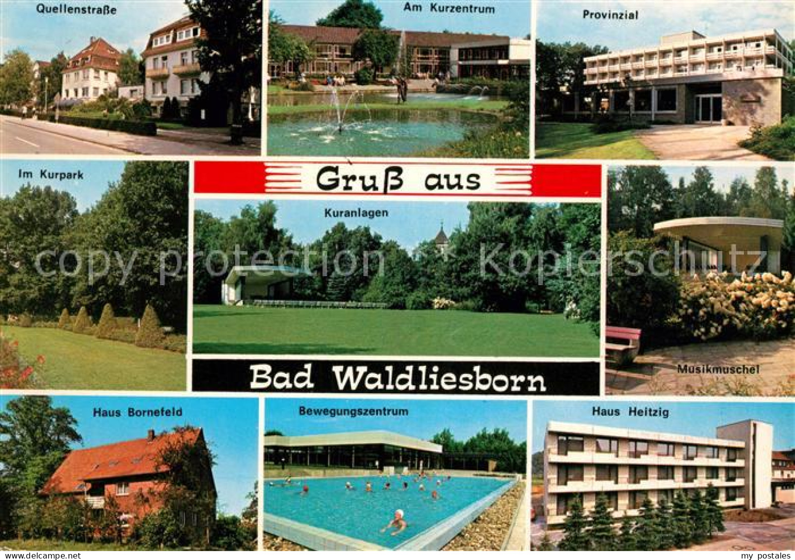 73094014 Bad Waldliesborn Quellenstrasse Kurpark Kurzentrum Provinzial Haus Born - Lippstadt