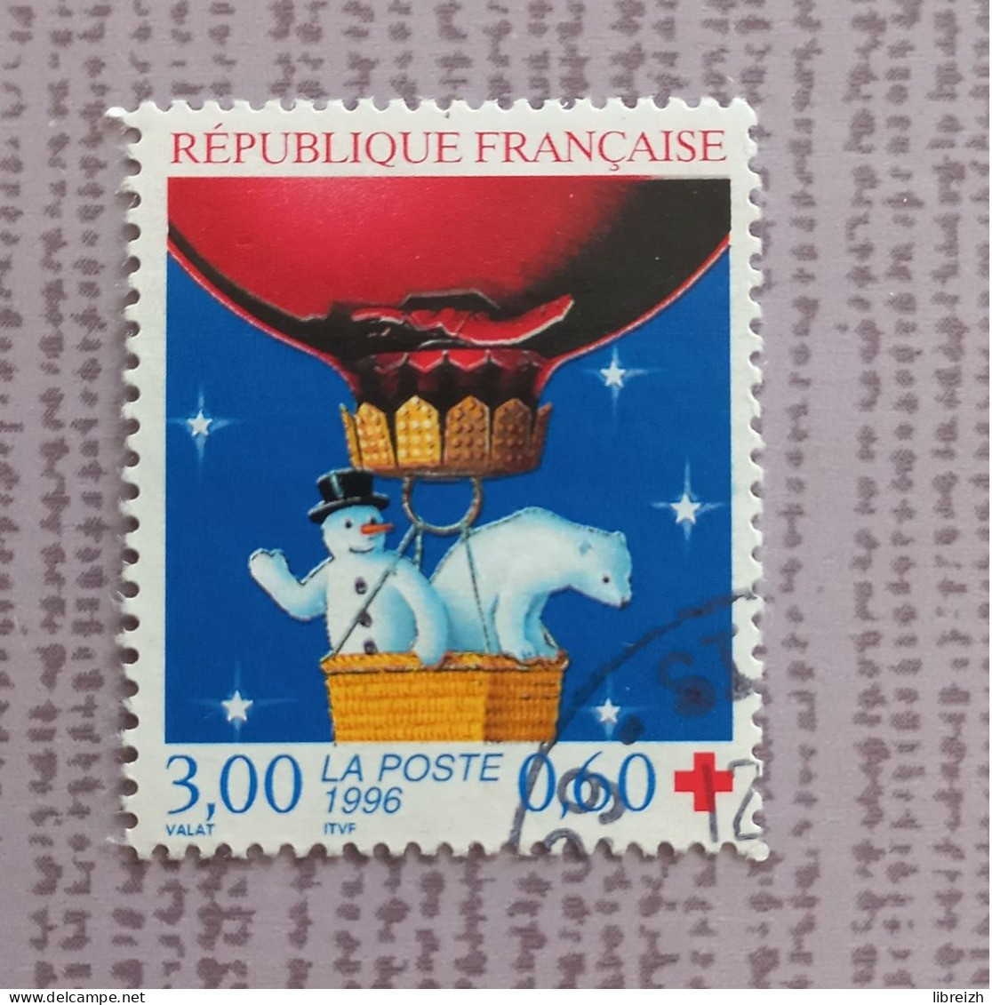 Au Profit De La Croix Rouge N° 3039  Année 1996 - Used Stamps