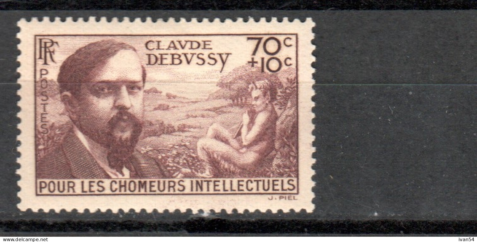 FRANCE 437 MH  *  Claude Debussy – 1939 - Nuovi