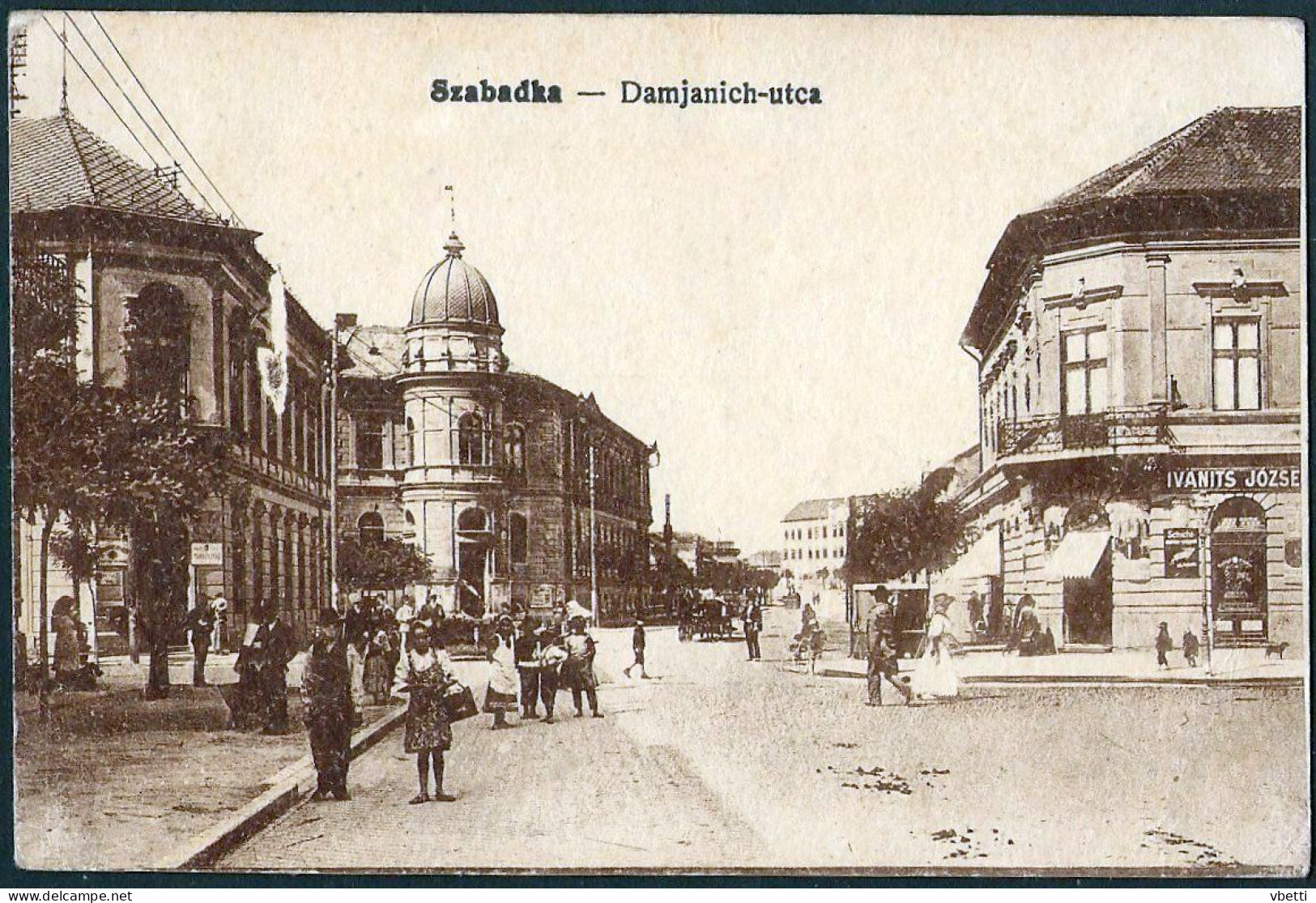 Serbia / Hungary: Szabadka (Subotica / Maria - Theresianopel), Damjanich Utca  1917 - Servië