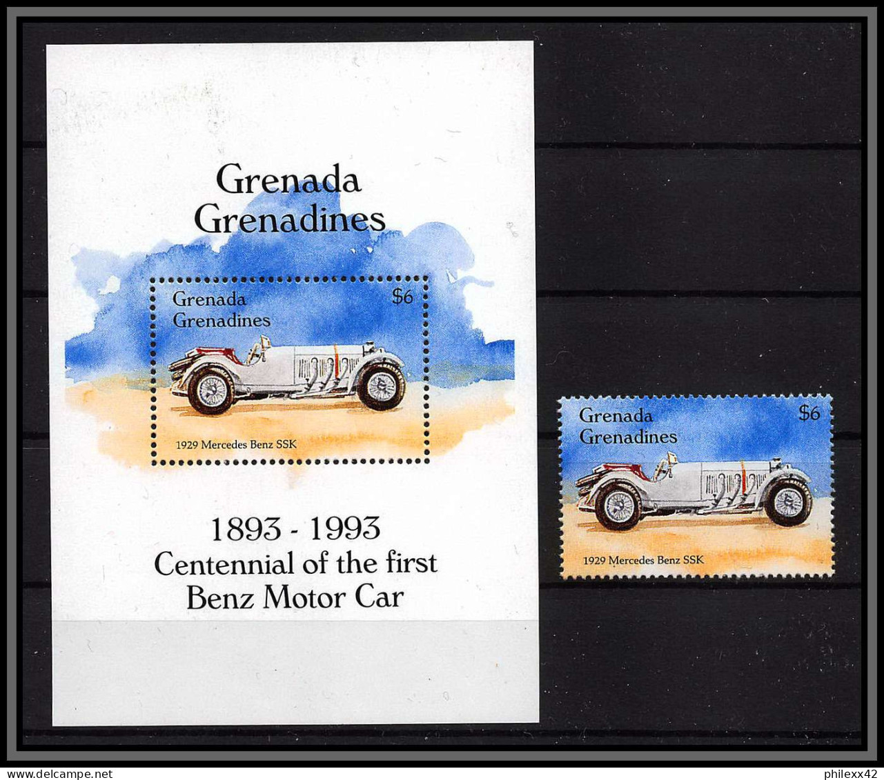 81504a Grenada Grenadines Y&t 294 100th Anniversary Of  Ford Moto 1893/1993 TB Neuf ** MNH Voiture Voitures Cars Autos - St.Vincent & Grenadines
