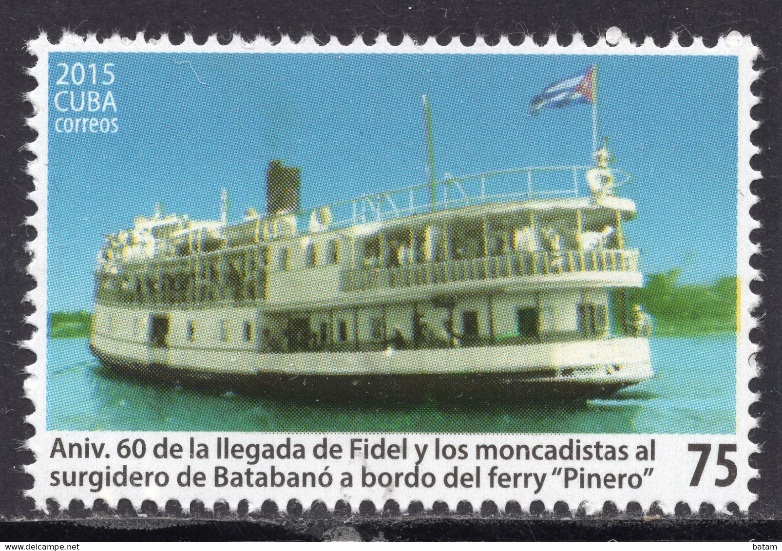 CUBA 2015  - Ship - Flag - MNH - Nuevos