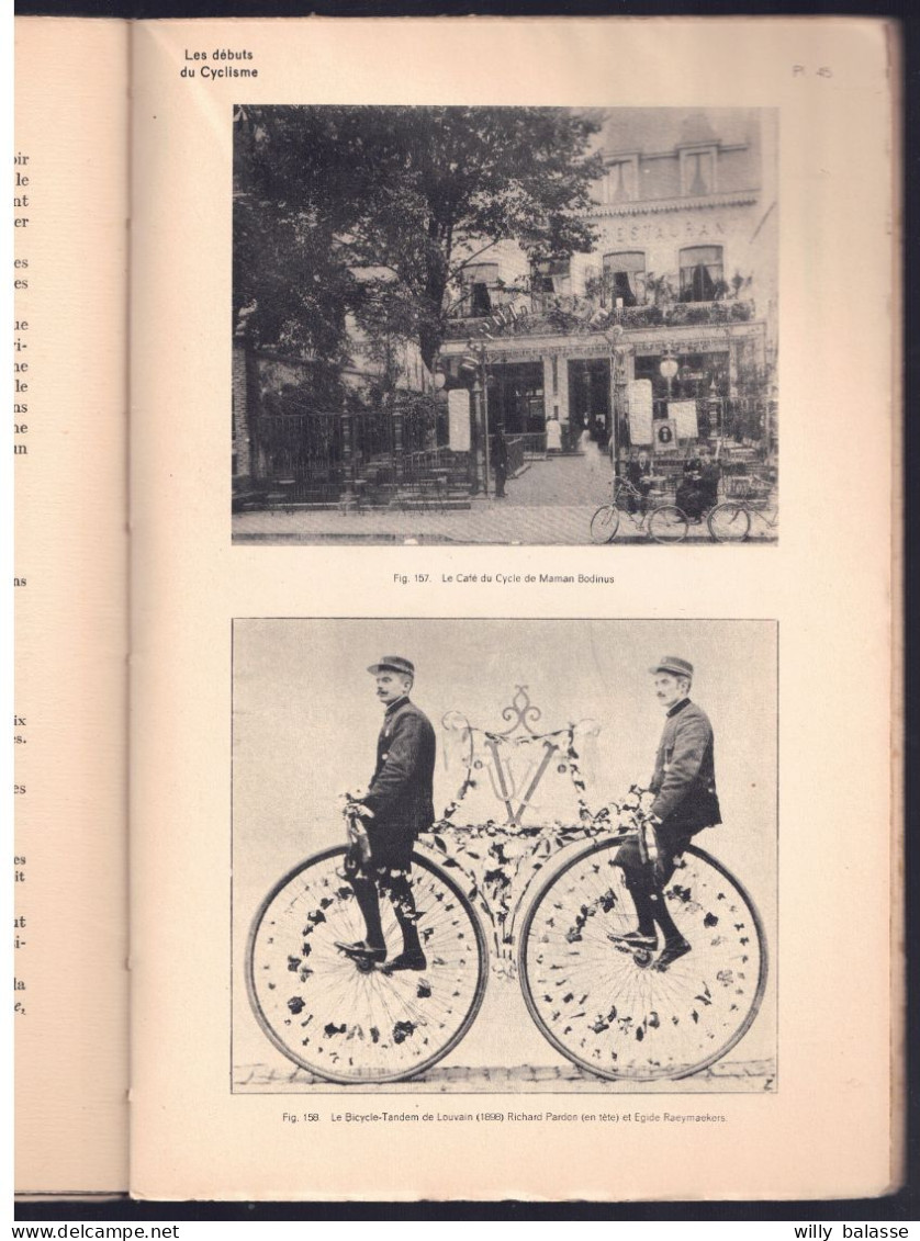 +++ LIVRE Ancien 1936 - Les Débuts du Cyclisme en Belgique - 1819  - XXe siècle - Sport  //