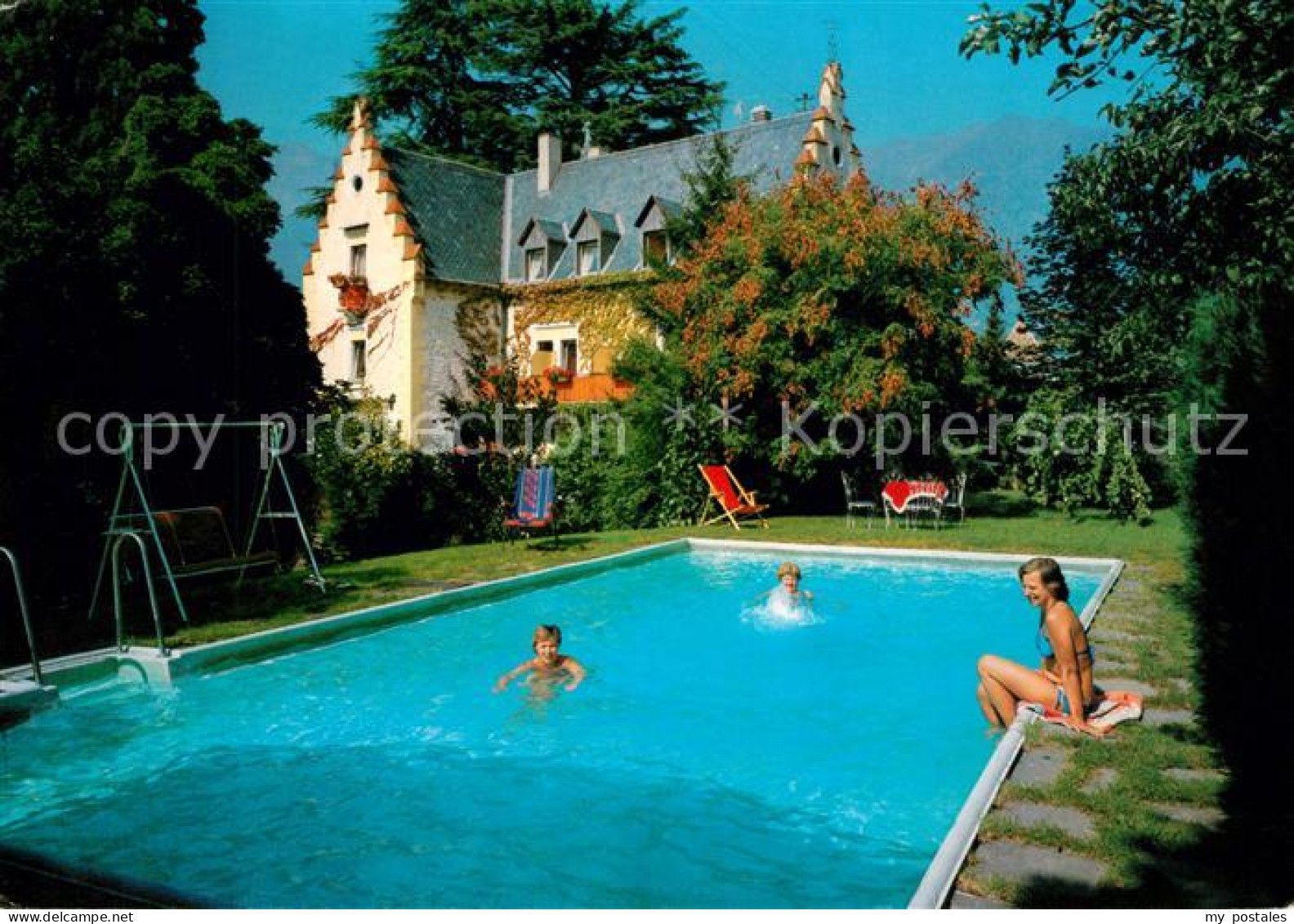 73091770 Obermais Meran Hotel Sonnenhof Schwimmbad Firenze - Autres & Non Classés