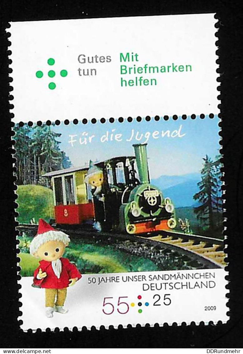 2009 Sandmännchen Michel DE 2750 Stamp Number DE B1022 Yvert Et Tellier DE 2574 Stanley Gibbons DE 3614 Xx MNH - Ongebruikt