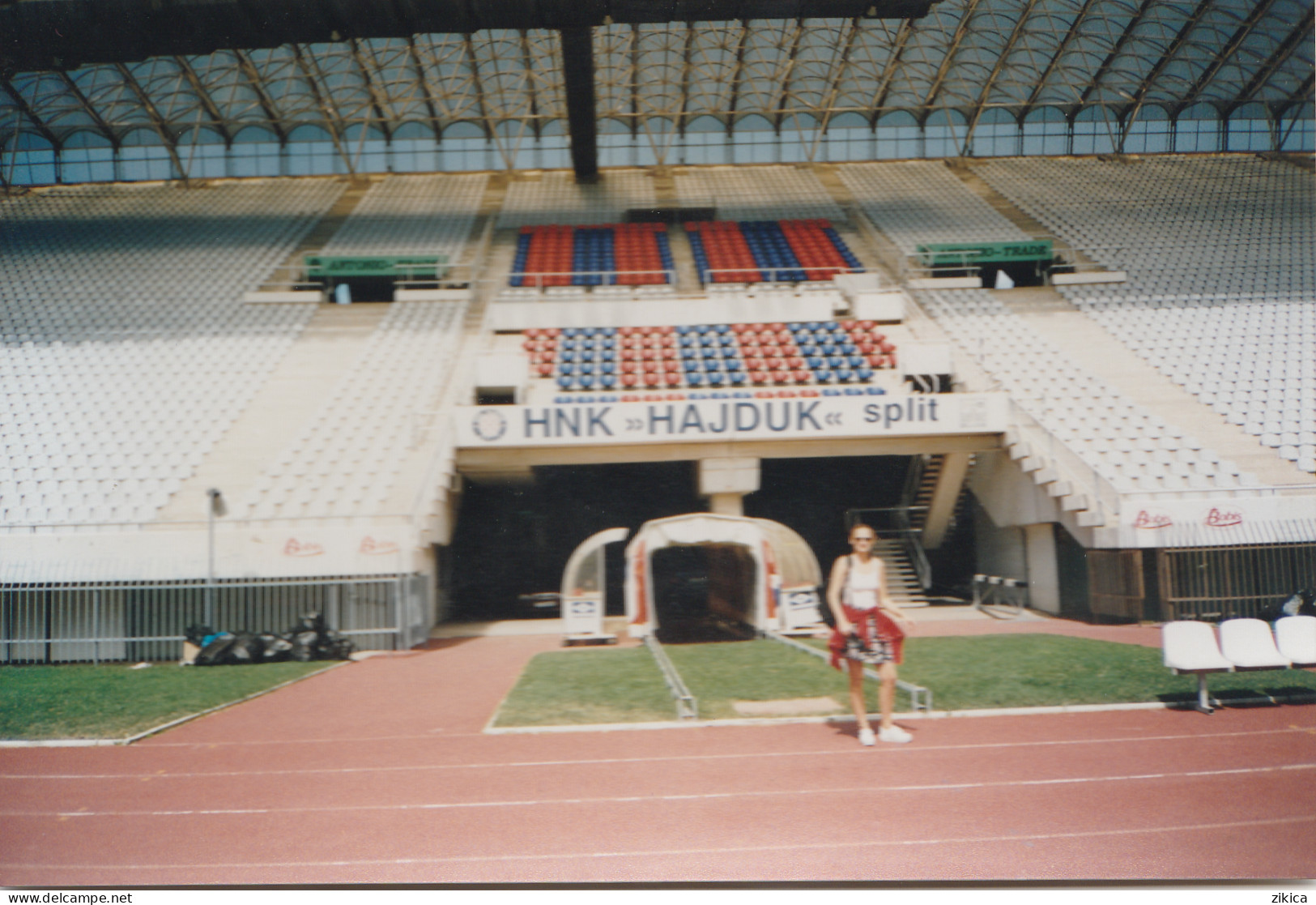 Color Photo ( 15cm/10cm ) Stadion,Stadium,Le Stade,stade De Football,football Stadium : HNK Hajduk Split - Croatia - Sporten