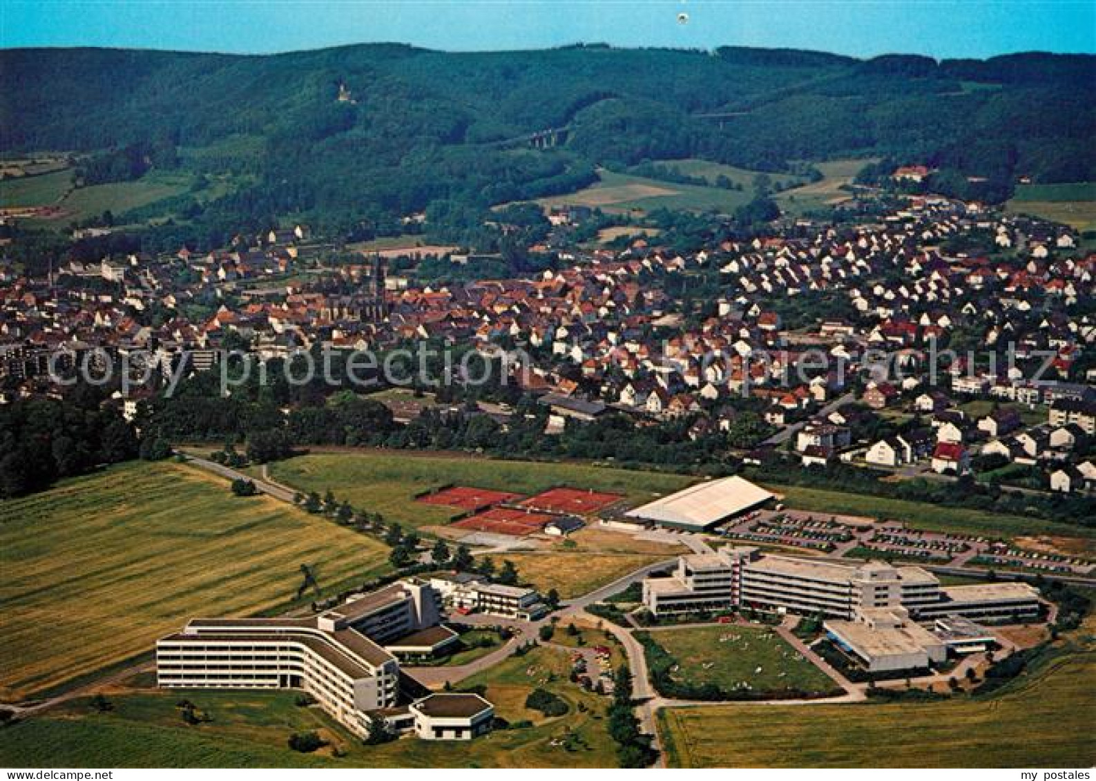 73090405 Bad Driburg Fliegeraufnahme Klinik Der Bundesknappschaft Caspar-Heinric - Bad Driburg