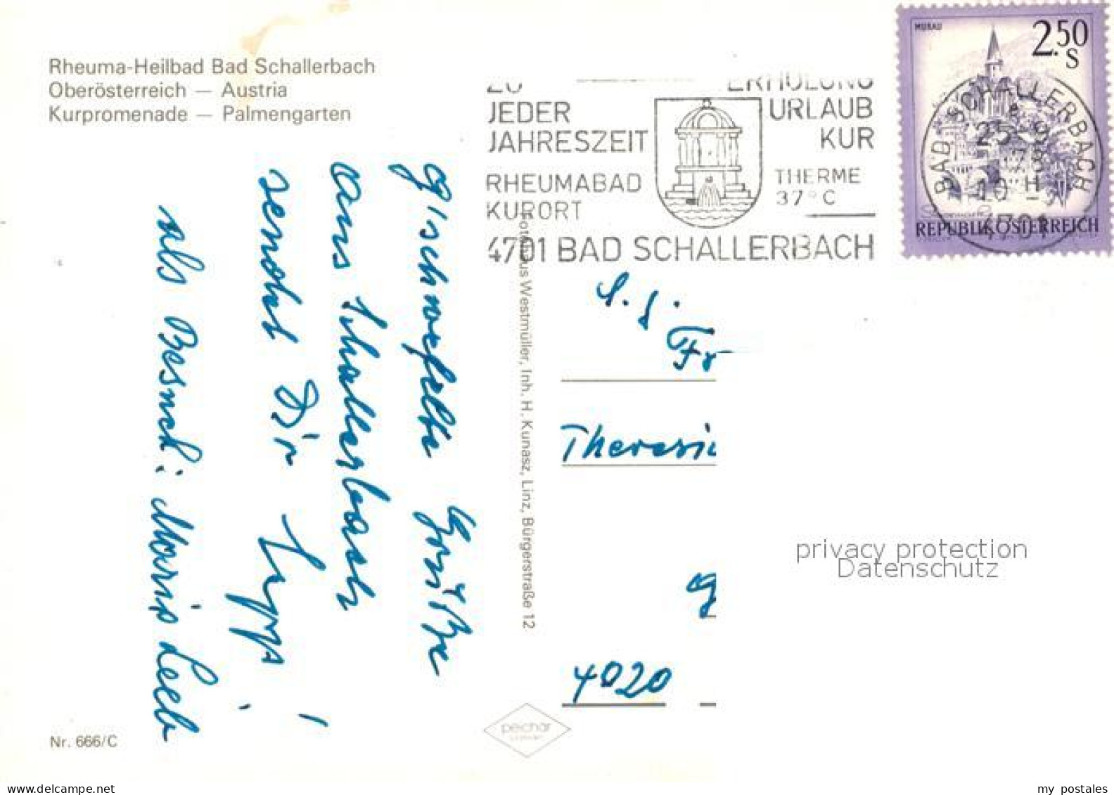 73089158 Bad Schallerbach Rheuma-Heilbad  Bad Schallerbach - Andere & Zonder Classificatie