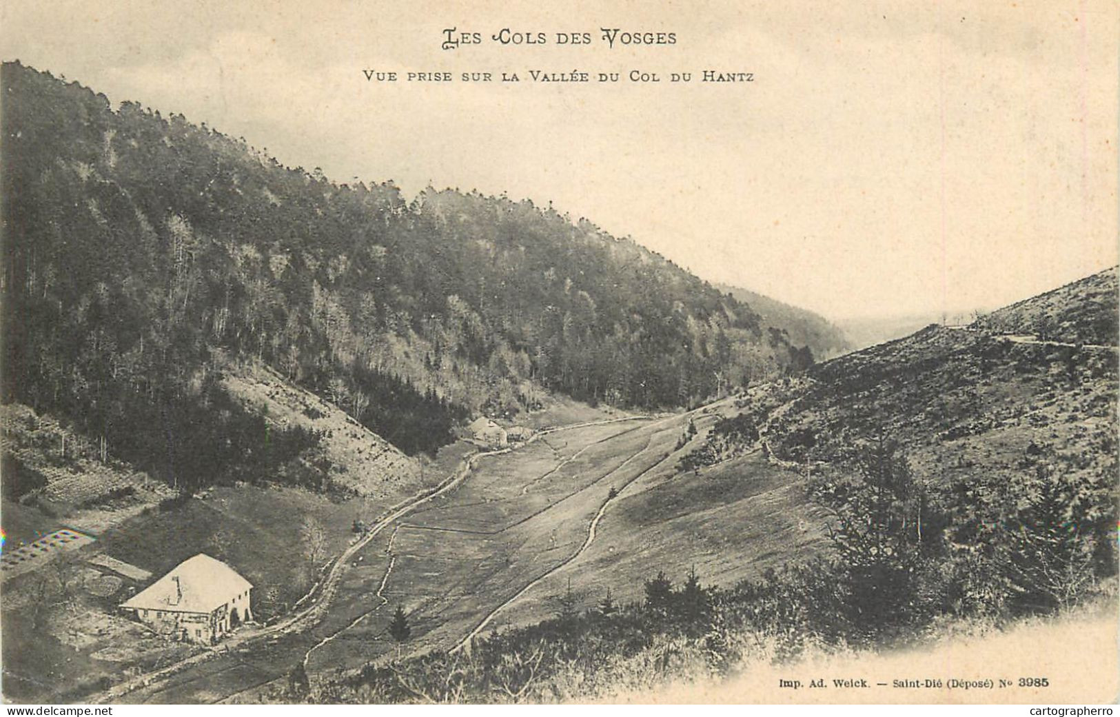 CPA France Vallee Du Col Du Hantz - Sonstige & Ohne Zuordnung