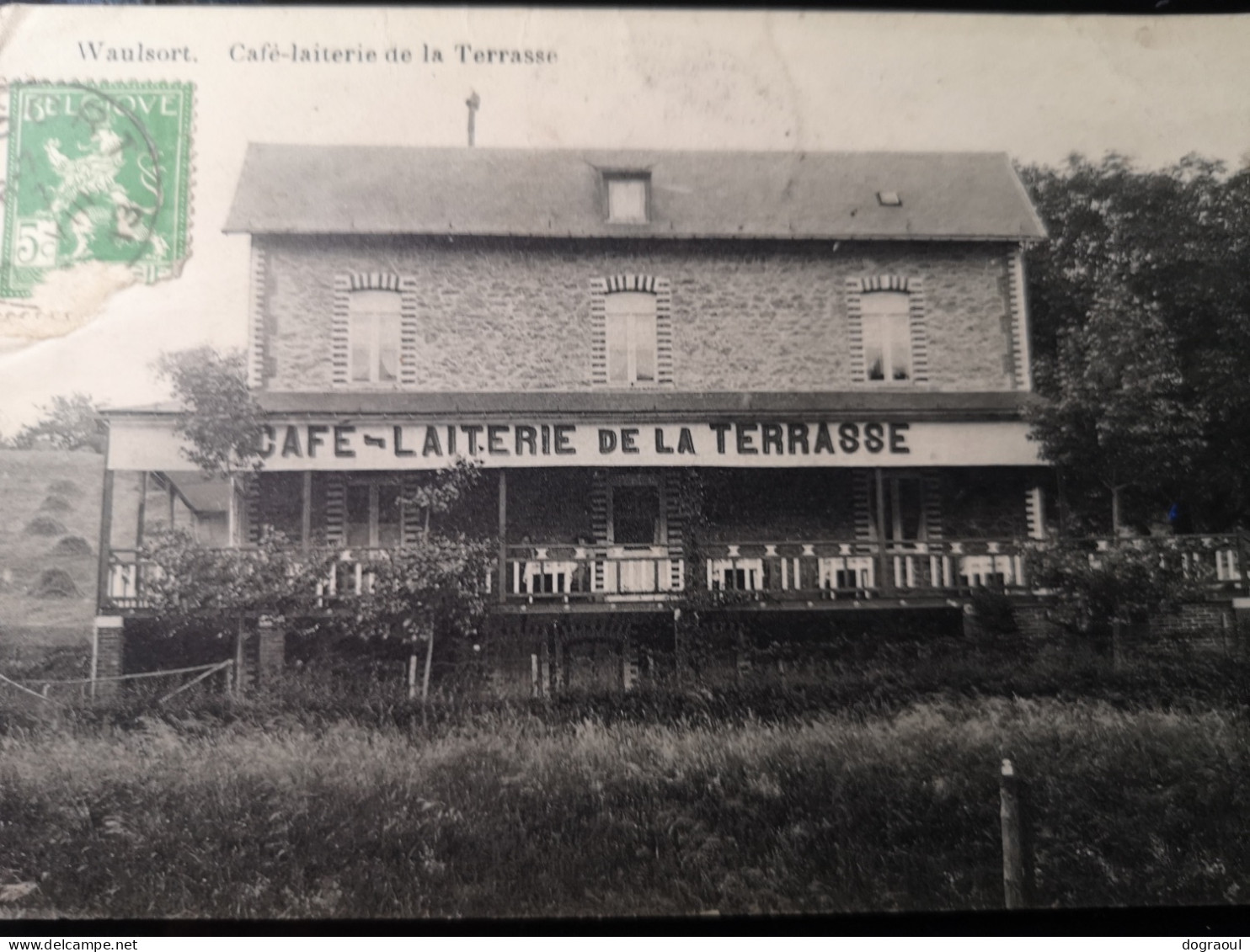 WAULSORT, Commune D'Hastière, Province De Namur (Belgique) - Rare Plan Café-laiterie De La Terasse - Hastiere