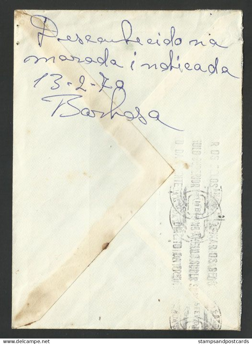 Angola Portugal EMA Cachet Rouge 1970 + Retour A L'expediteur D'avant 1911 Franking Meter + Return To Sender Mark 1911 - Angola