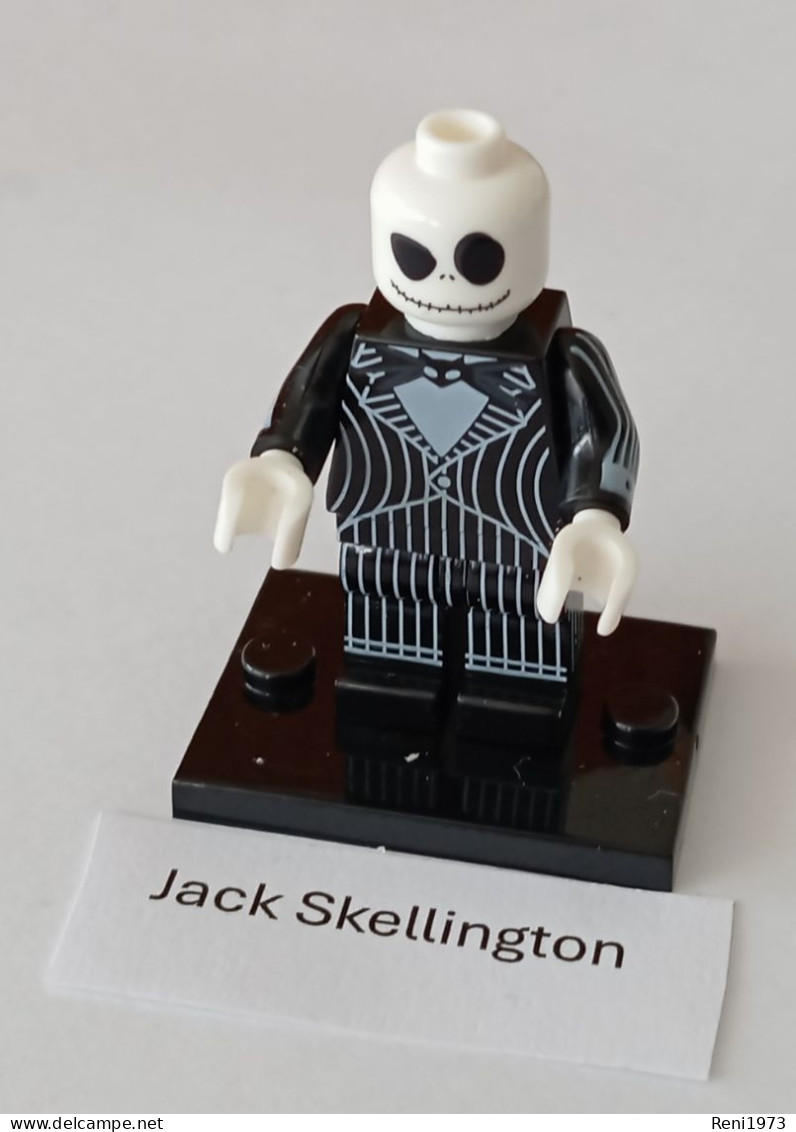 Horror Figur Jack Skellington, Mini-Steckfigur, Lego-Komp. - Other & Unclassified