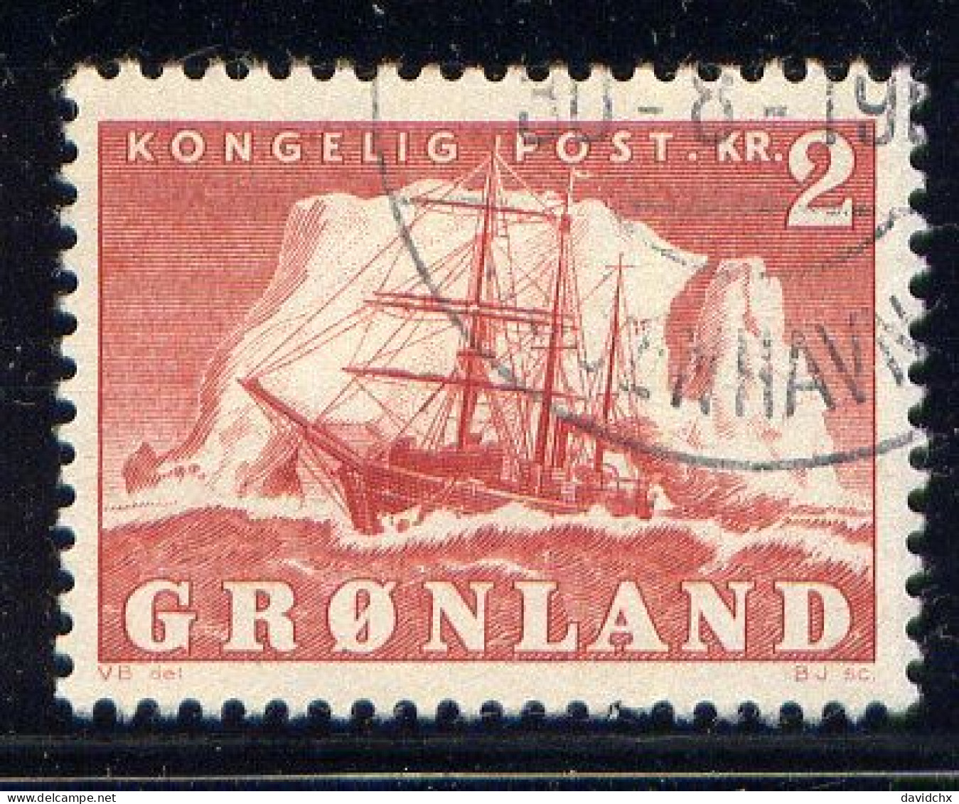 GREENLAND, NO. 37 - Used Stamps