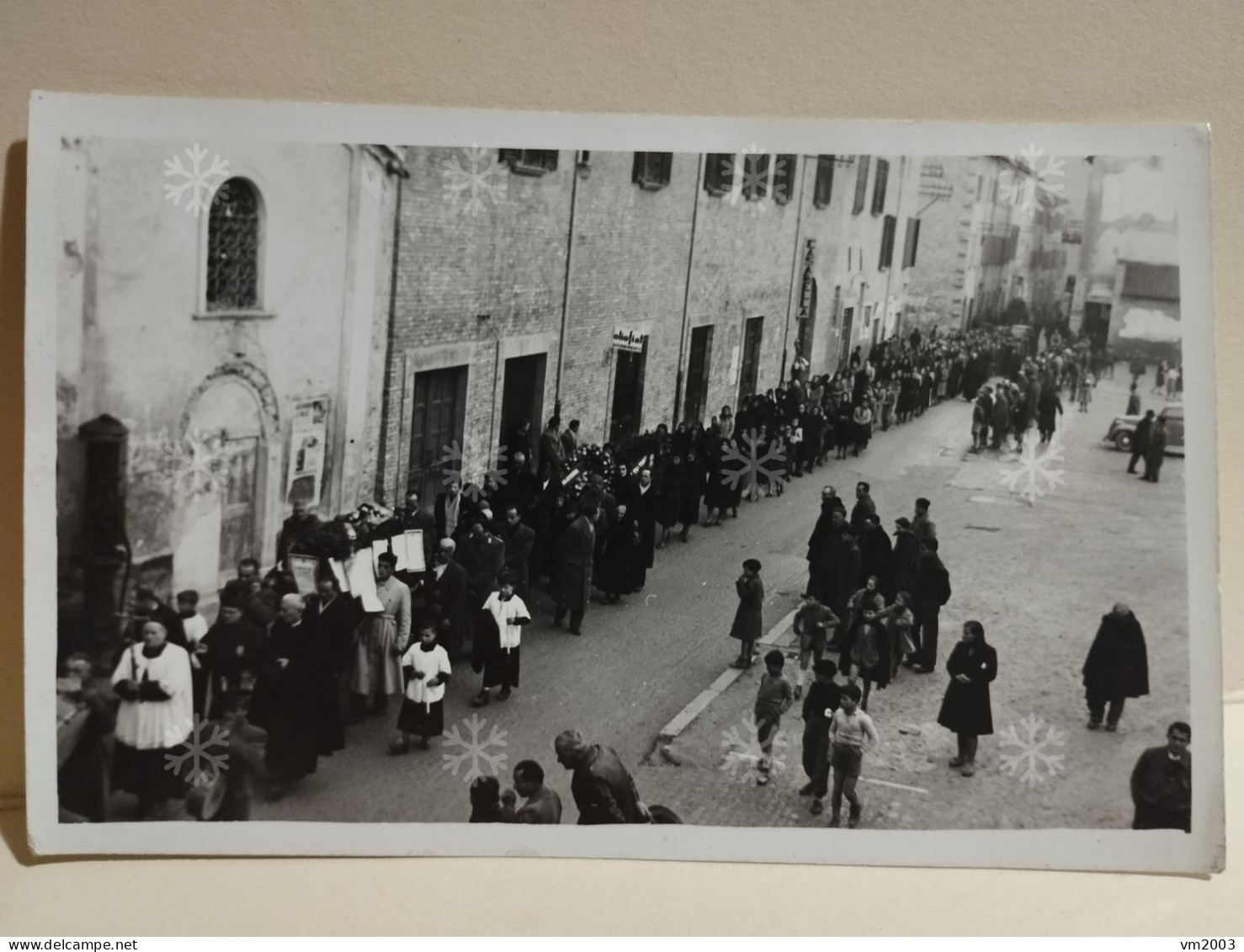 Italy URBANIA (Pesaro - Urbino) 1948 Funeral Procession - Pesaro