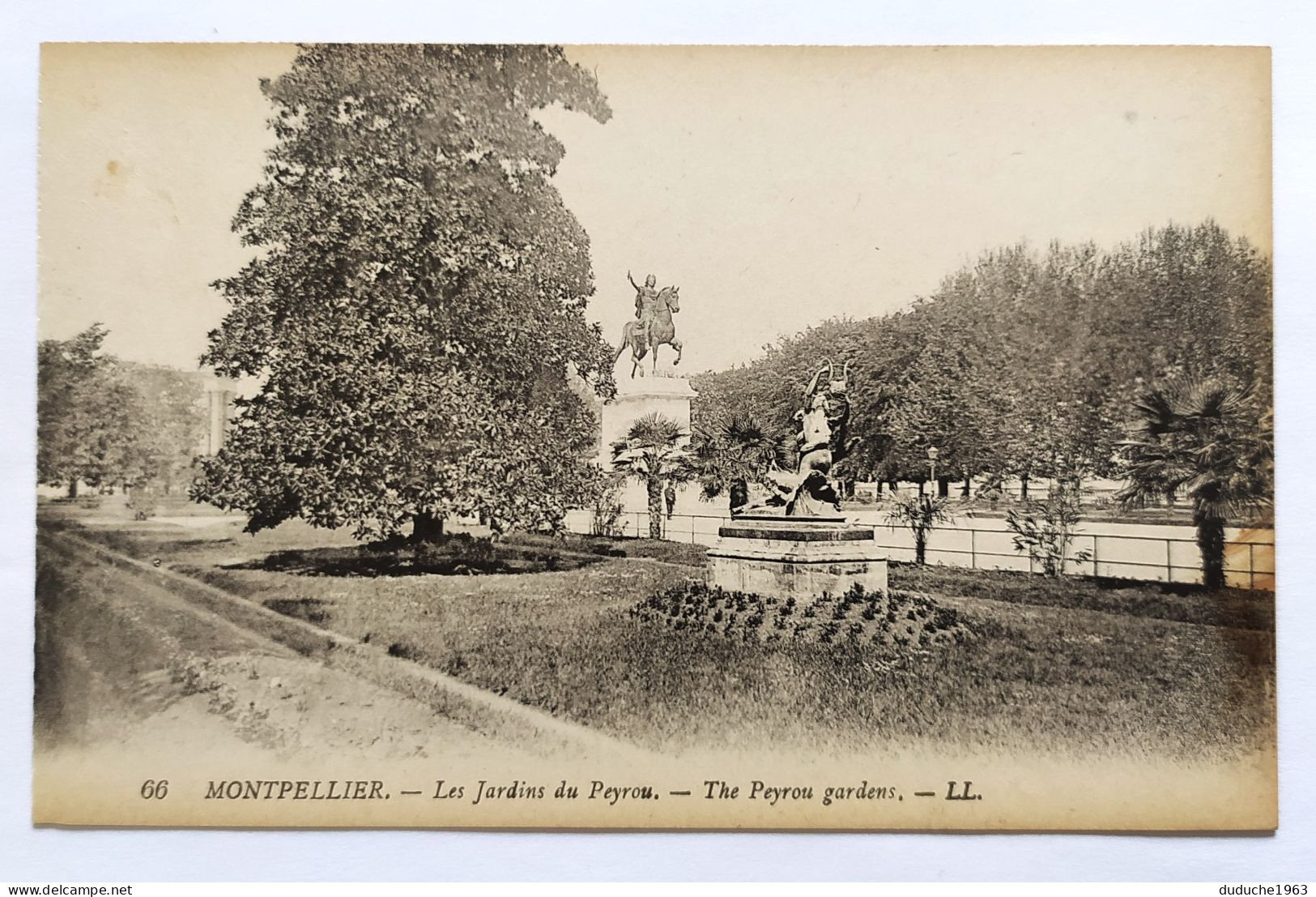 CPA - 34.Montpellier. Les Jardins Du Peyrou - Montpellier