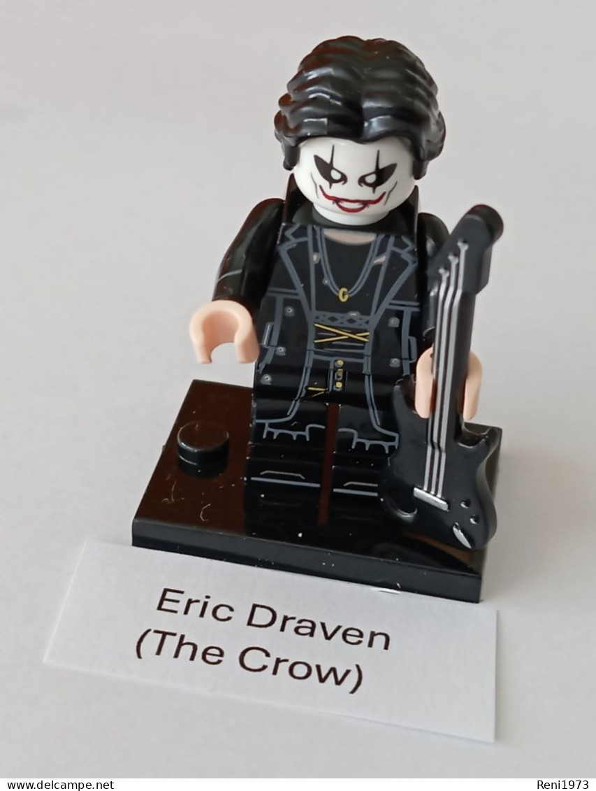 Horror Figur Eric Draven (The Crow), Mini-Steckfigur, Lego-Komp. - Autres & Non Classés
