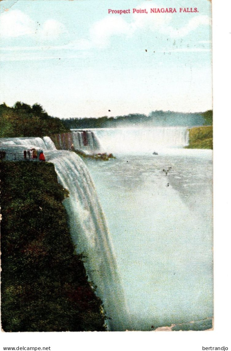 Niagara Falls (carte écrite En 1912) (pli Dans Le Bas) - Niagara Falls