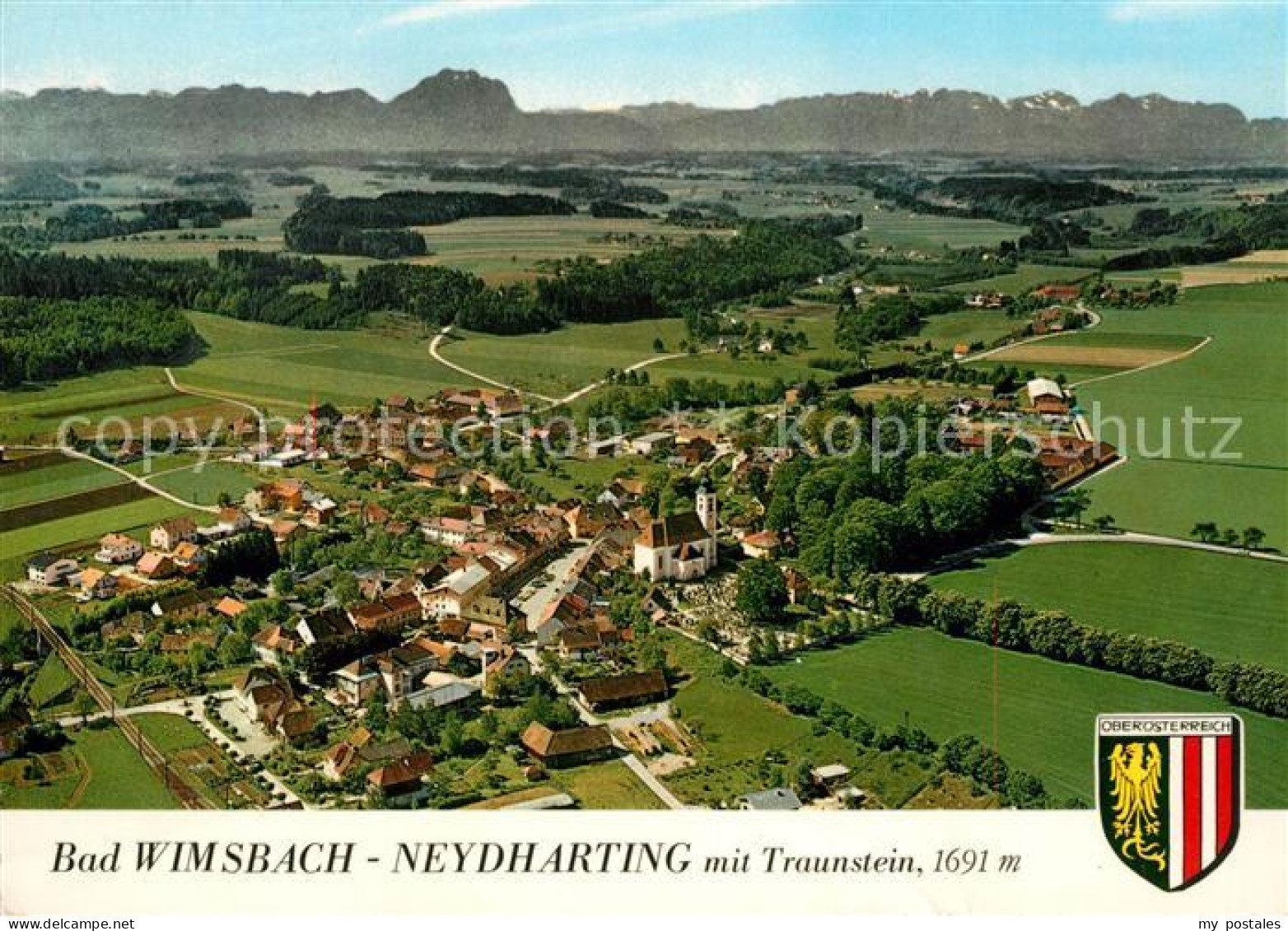 73084954 Bad Wimsbach-Neydharting Fliegeraufnahme Bad Wimsbach-Neydharting - Autres & Non Classés