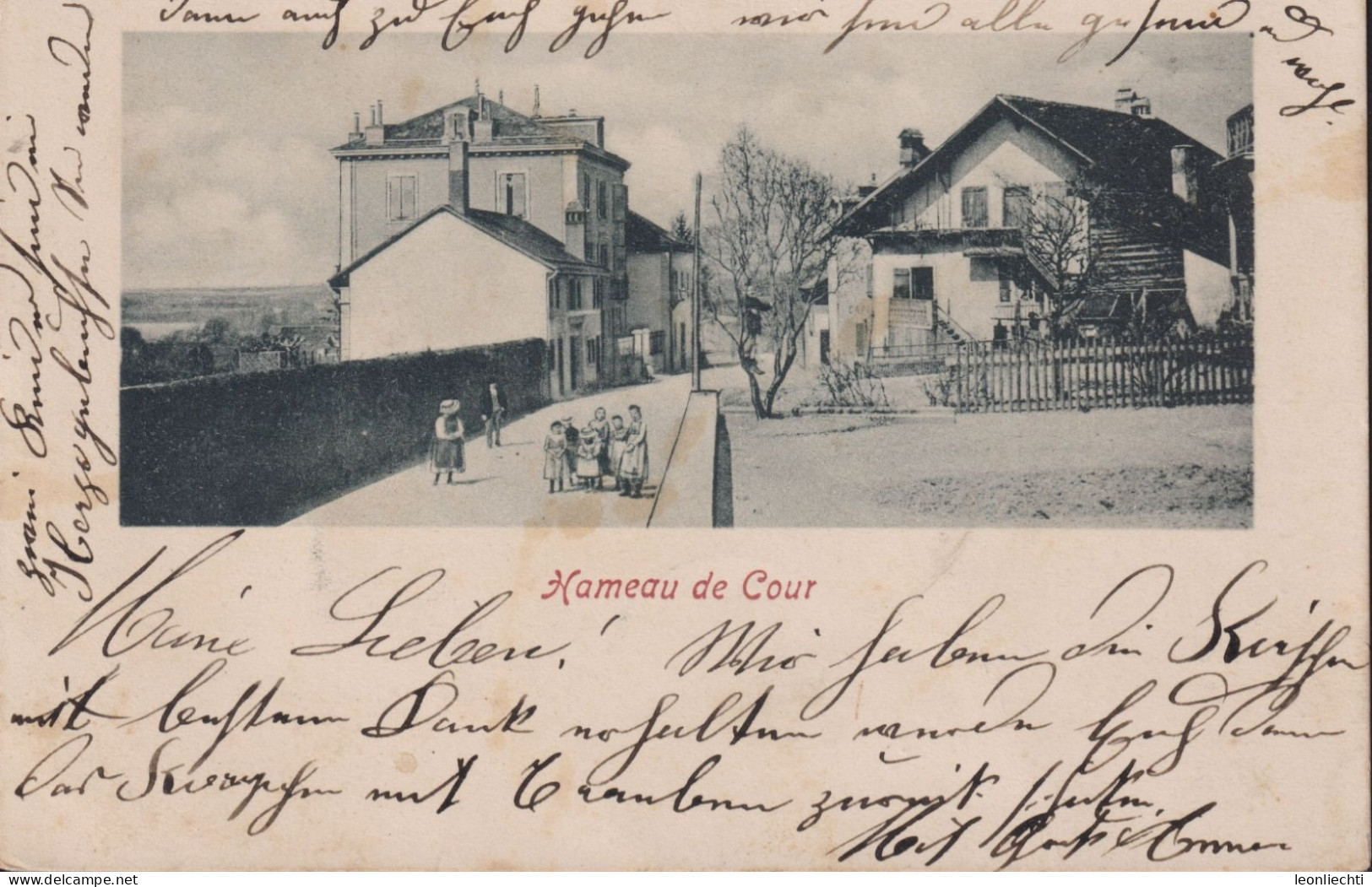 Hameau De Cour ⵙ Rasierklingen-Stempel: LAUSANNE 21.Vll.02. Zum: 65B, Mi: 53Y, - Montreux