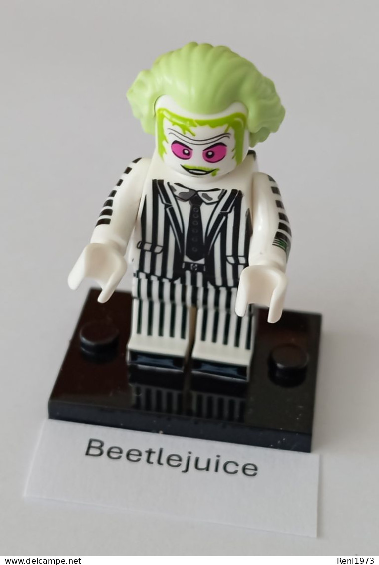 Horror Figur Beetlejuice, Mini-Steckfigur, Lego-Komp. - Other & Unclassified