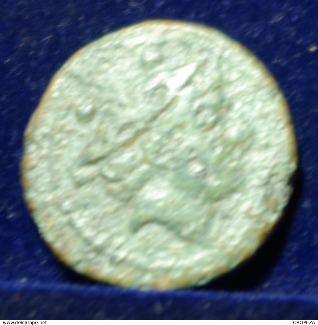 12 -  MUY BONITO  CUADRANTE - SERIE  SIMBOLOS -  ANCLA  - MBC - Republiek (280 BC Tot 27 BC)