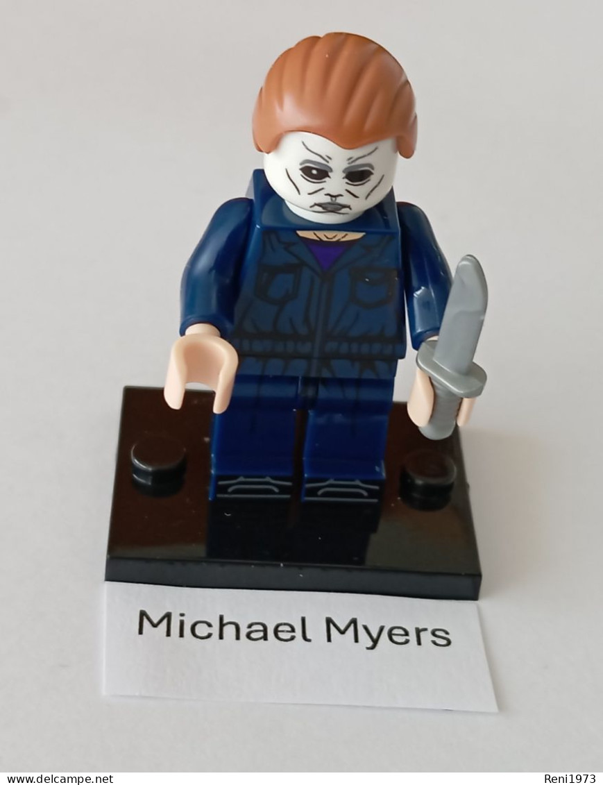 Horror Figur Michael Myers, Mini-Steckfigur, Lego-Komp. - Altri & Non Classificati