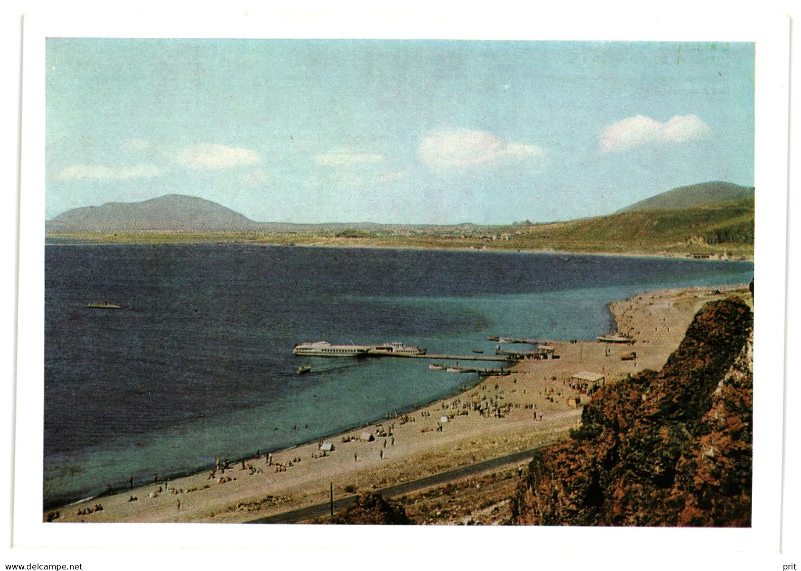 Lake Sevan, Port Fast Ferry, Soviet Armenia USSR 1968 3Kop Postal Stationery Postcard Card Unused - 1960-69