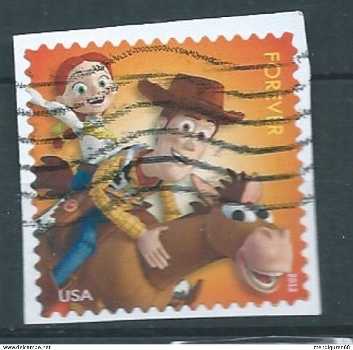 VERINIGTE STAATEN ETATS UNIS USA 2012 DISNEY/PIXAR-WOODY, JESSIE AND BULLSEYE FROM TOY STORY2 F SN 4678 MI 4851 YT 4491 - Used Stamps