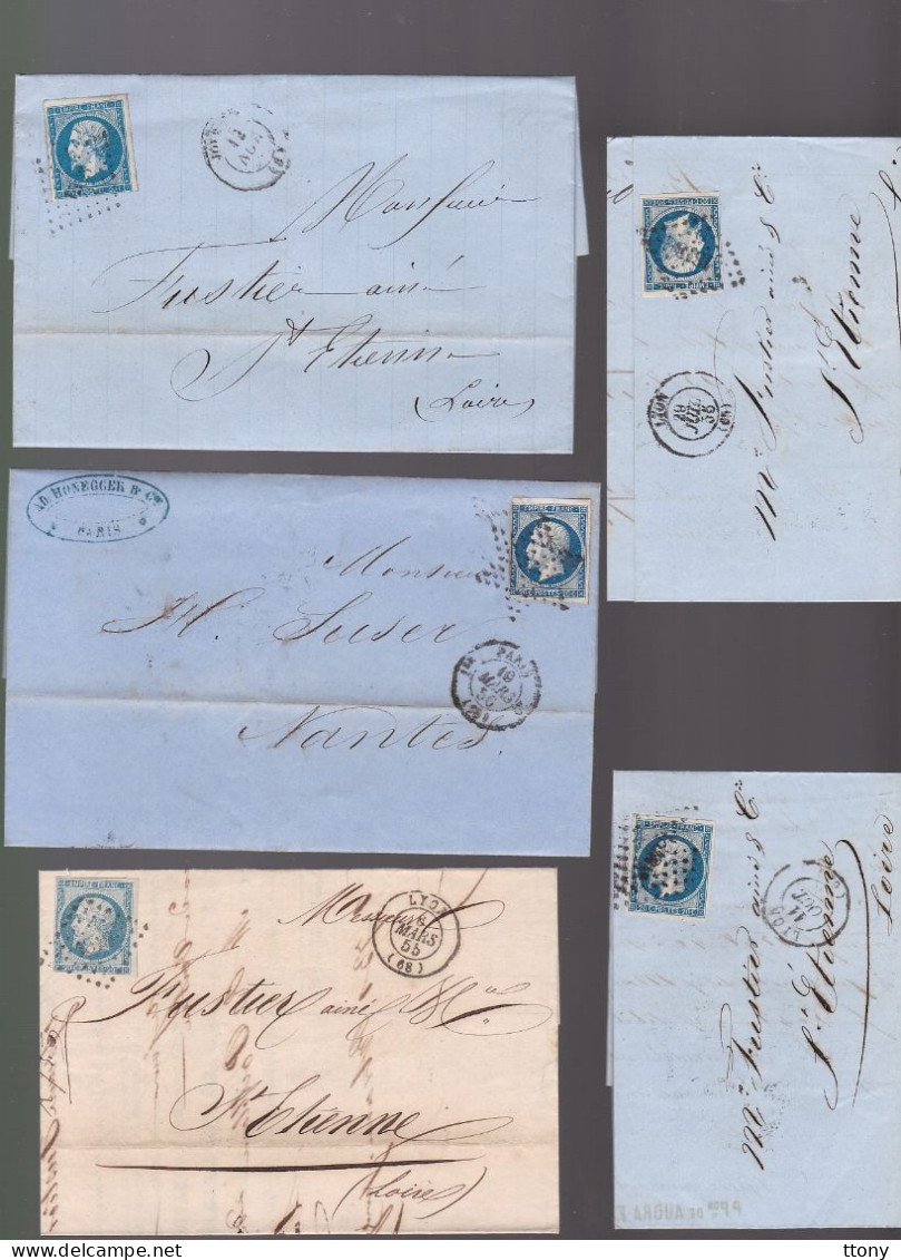 Un Lot De 15 Lettres Ou Enveloppe  Type : Sage &   Napoléon III  &  Précurseurs  Marques Postales - 1849-1876: Periodo Classico