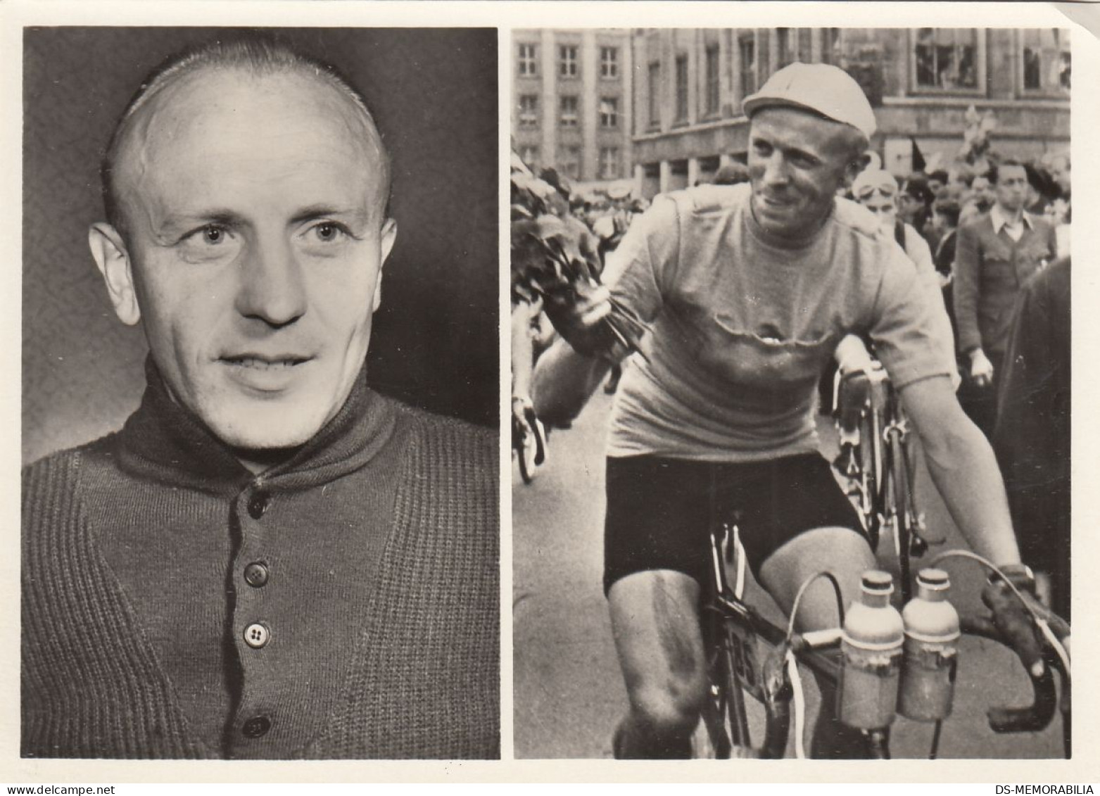 Cycling Champion Jan Vesely Czechoslovakia Old Postcard Bicycle Bike Velo Fahrrad - Cyclisme