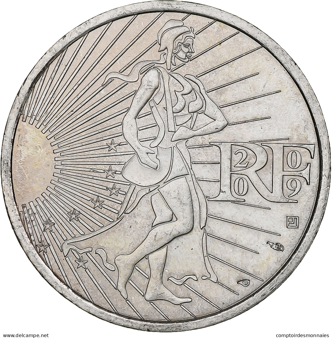 France, 10 Euro, Semeuse, 2009, MDP, Argent, SPL - Francia