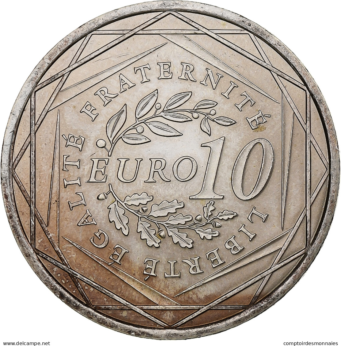 France, 10 Euro, Semeuse, 2009, MDP, Argent, SPL - France
