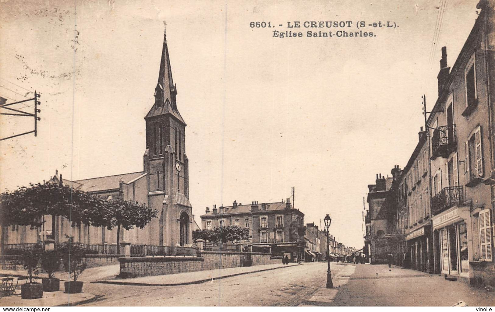 P-24-Mi-Is-1516 : LE CREUSOT. EGLISE SAINT-CHARLES - Le Creusot