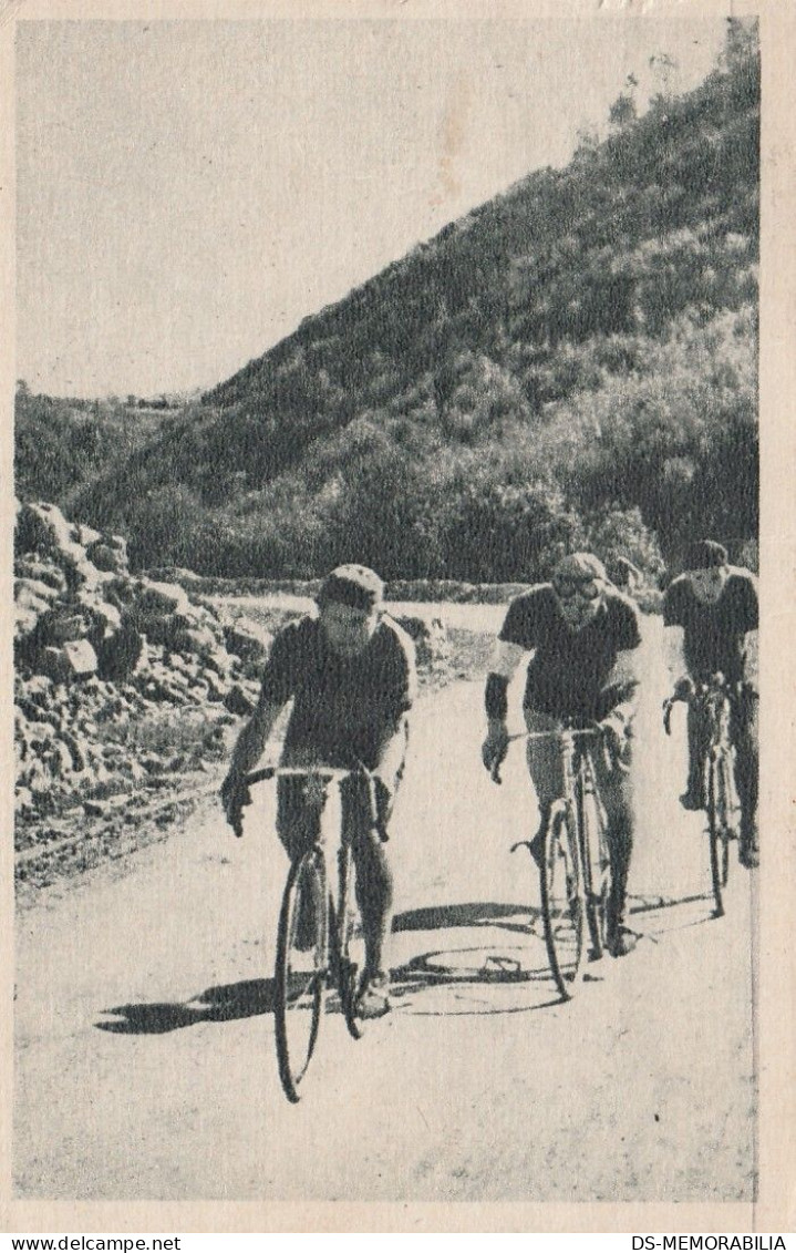 Cycling Race Through Yugoslavia 1948 Old Postcard Bicycle Bike Velo Fahrrad - Radsport