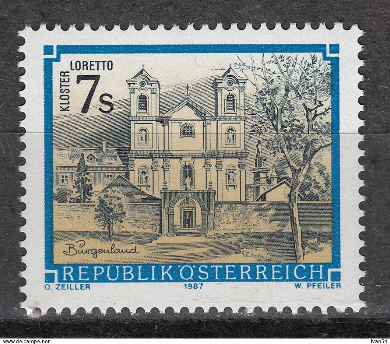 OOSTENRIJK 1723 ** MNH (1987) – Monastère De Loretto - Ungebraucht