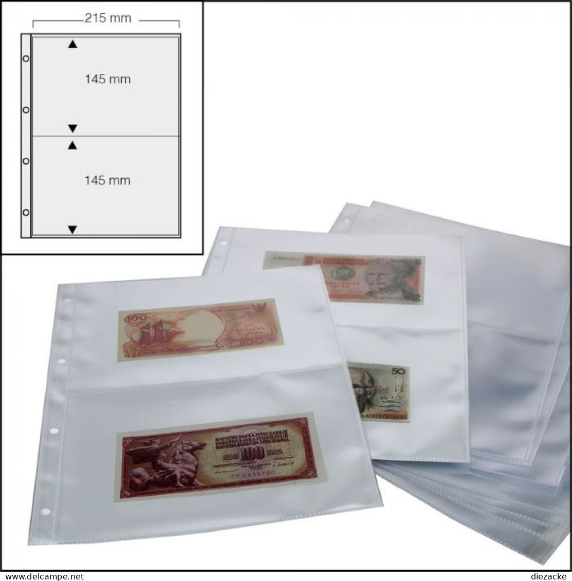 Safe Zusatzblätter Für Banknoten 5479 (15er Pack) Neu ( - Materiaal