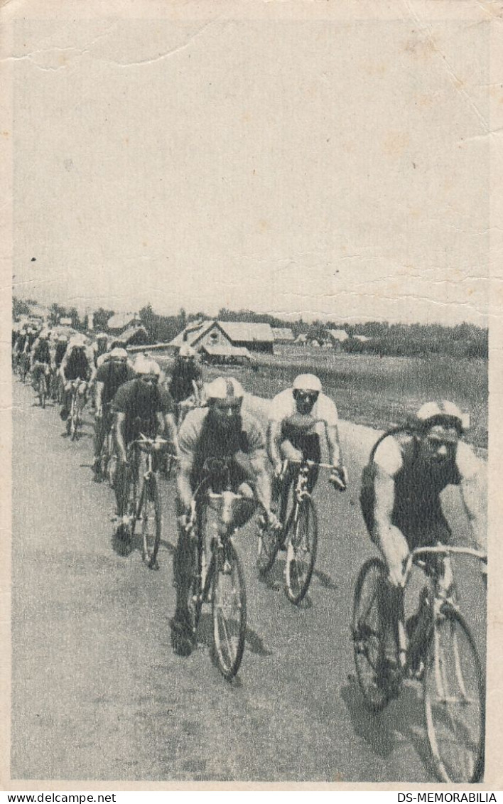 Cycling Race Zagreb - Wien 1950 Old Postcard Bicycle Bike Velo Fahrrad - Radsport