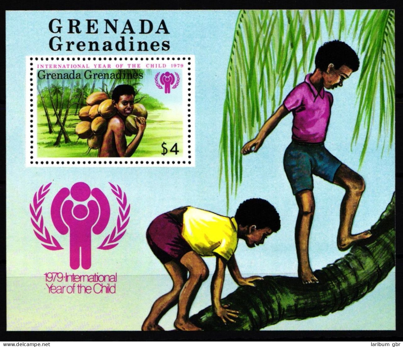 Grenada Grenadinen Block 42 Mit 329 Postfrisch Jahr Des KIndes #HD543 - Grenada (1974-...)