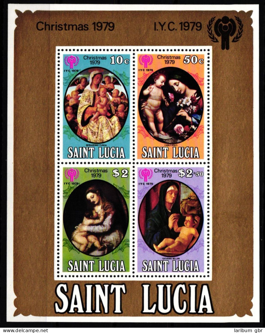 St. Lucia Block 19 Mit 472-475 Postfrisch Jahr Des KIndes #HD558 - St.Lucia (1979-...)