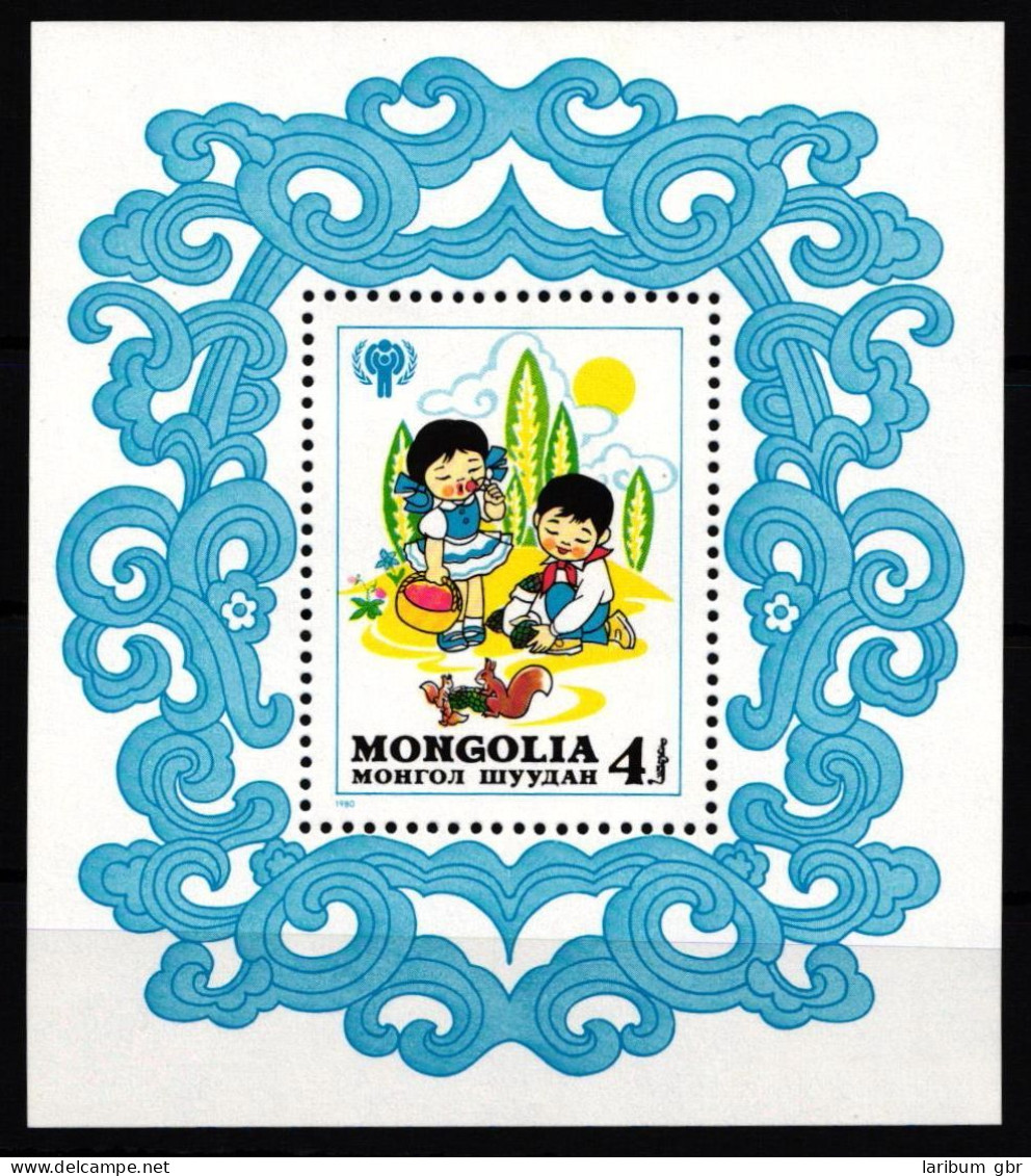 Mongolei Block 70 Mit 1355 Postfrisch Jahr Des KIndes #HD576 - Mongolië