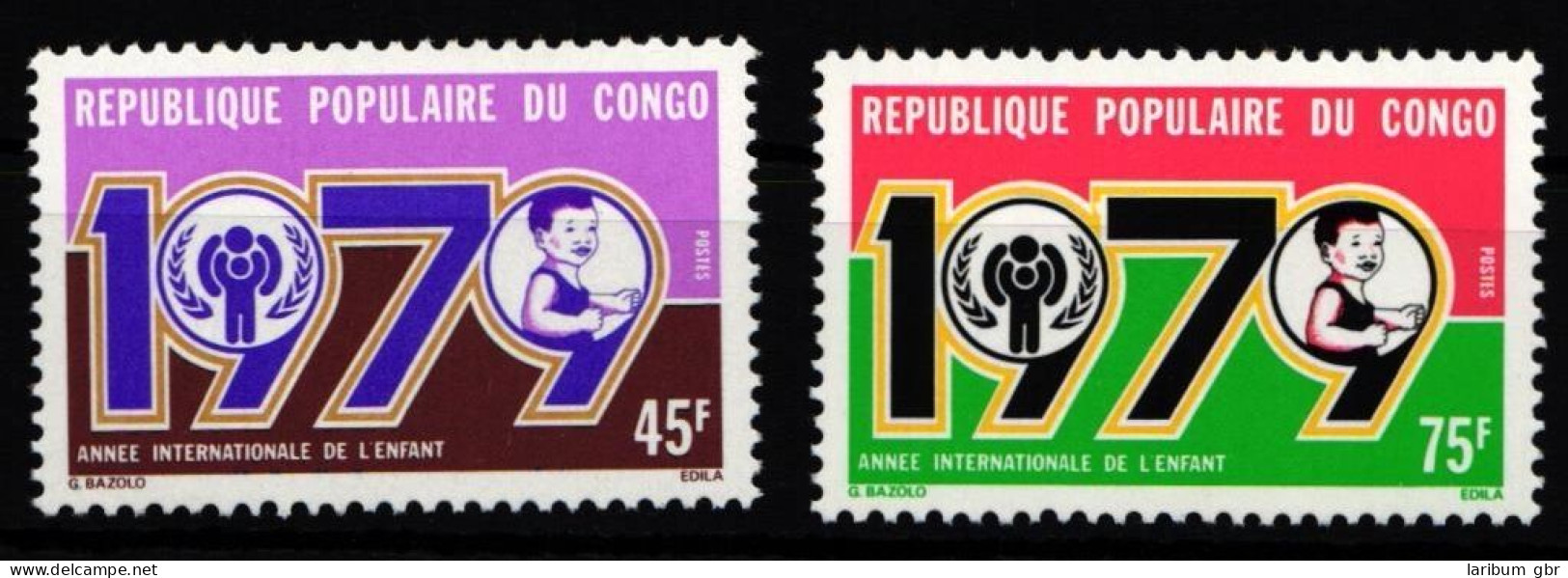 Kongo (Brazzaville) 676-677 Postfrisch Jahr Des KIndes #HD616 - Otros & Sin Clasificación