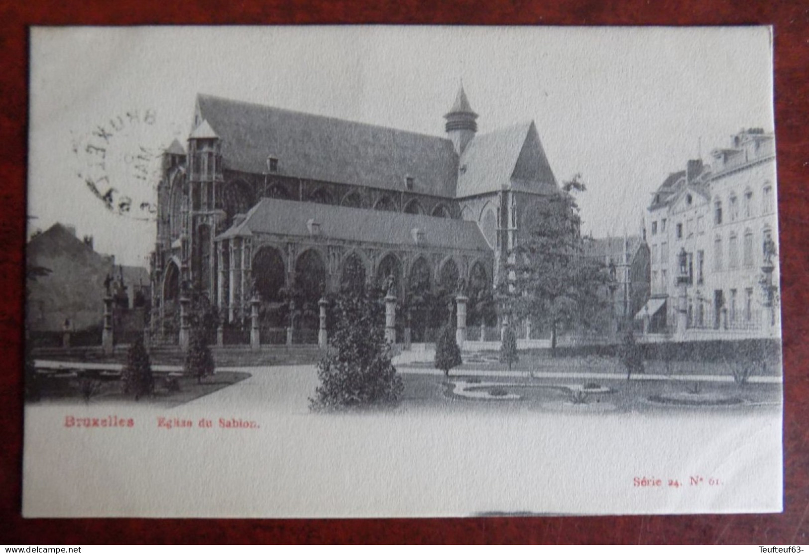 Cpa Bruxelles : église Du Sablon - Monumenten, Gebouwen