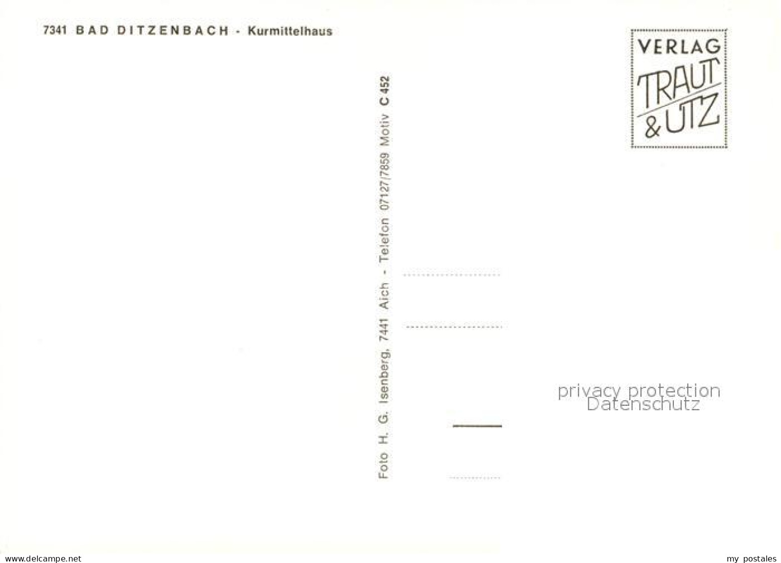 73081554 Bad Ditzenbach Kurmittelhaus Bad Ditzenbach - Autres & Non Classés