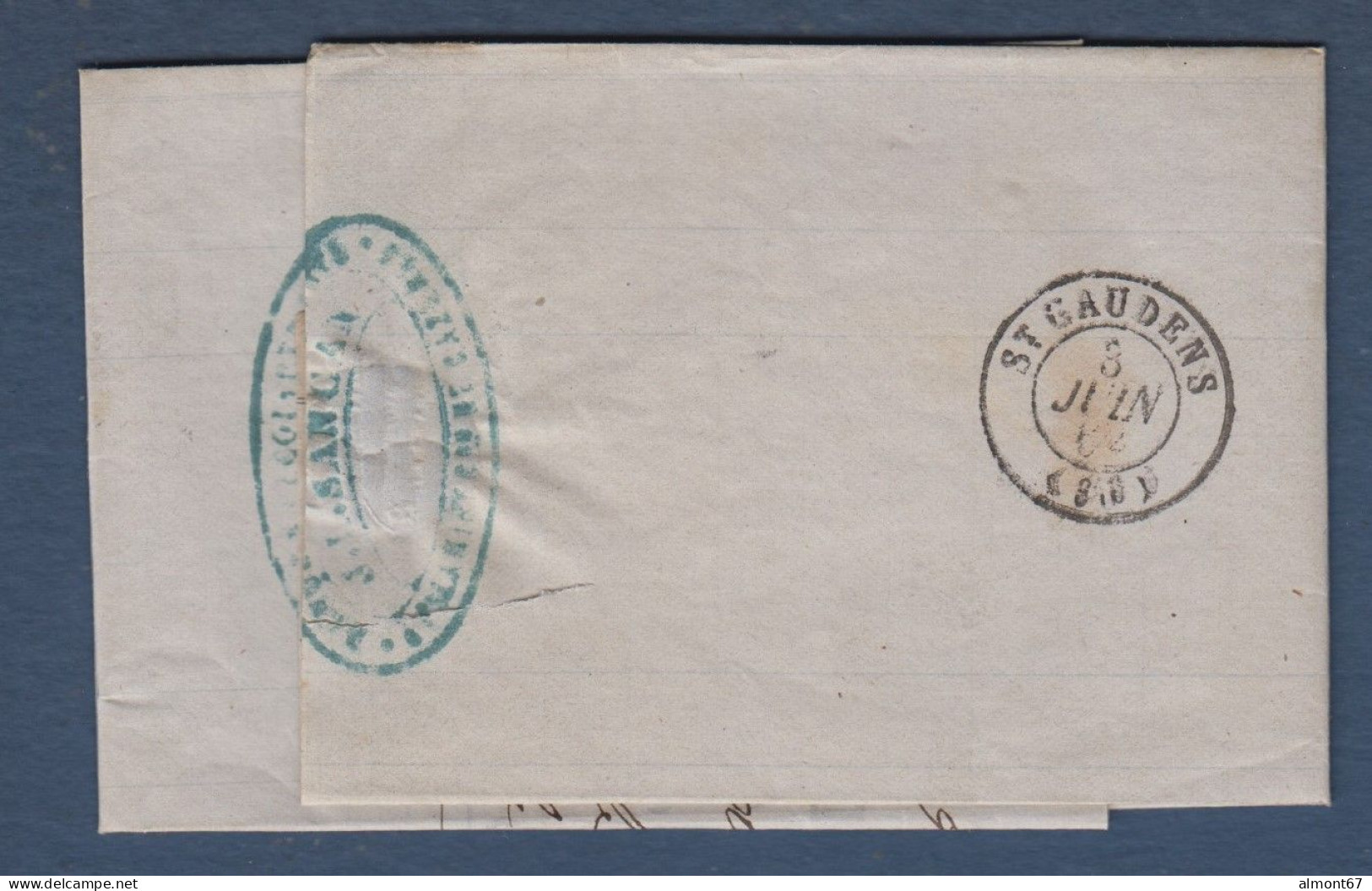 Haute Garonne - P.C. 669 Et Cachet 15  CAZERES S GARONNE - 1849-1876: Période Classique